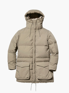 Пуховик Snow Peak Recycled NY Ripstop Down Coat L, цвет бежевый