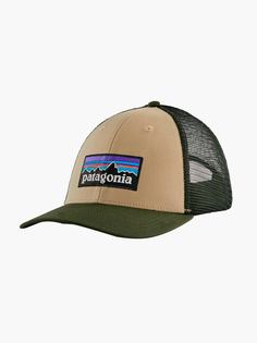 376890 Кепка Patagonia P-6 LOGO LOPRO TRUCKER HAT Khaki, one size