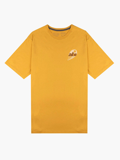 380305 Футболка Patagonia MS TUBE VIEW ORGANIC TSHIRT, Mountain Yellow, S