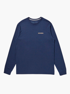 376946/M Футболка Patagonia MS L/S SUMMIT ROAD RESPONSIBILI-TEE, Цвет CNY Classic Navy, Размер M