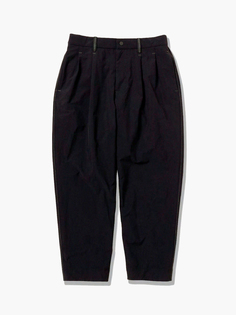 Plain tapered stretch pants Брюки, 94% нейлон, 6% полиуретан, размер S, черный AND Wander