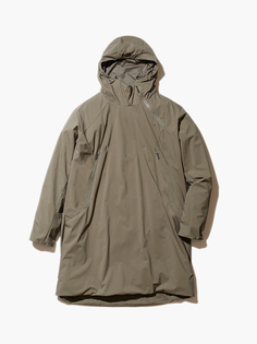 2L Octa Long Hoodie Куртка-анорак, муж, размер M, серый/хаки Snow Peak