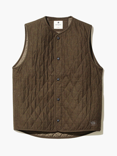 Quilted Flannel Vest Жилет, муж, размер XL, хаки Snow Peak