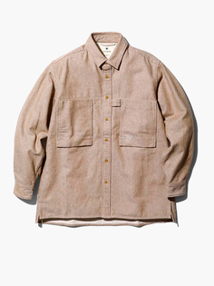 Camping Flannel Utility Shirt Рубашка, муж, размер L, коричневый Snow Peak