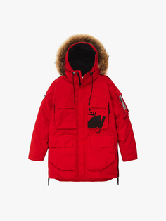Куртка пуховая мужская Arctic Explorer Ledokol RED