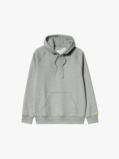 Толстовка CARHARTT WIP Hooded Chase Sweatshirt GREY HEATHER / GOLD