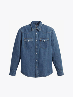 Рубашка Levis BARSTOW WESTERN STANDARD MED INDIGO FLAT FINISH