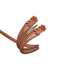 Кабели акустические с разъёмами In-Akustik Exzellenz LS MSR, 2 x 4 mm2, Spade 20 m 0060244S02