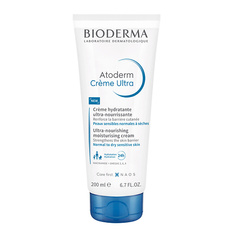 Крем для лица BIODERMA Крем Ультра для увлажнения нормальной и сухой кожи лица и тела Atoderm 200.0