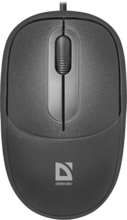 Мышь Defender Datum MS-980 52980 черная, 1000dpi, 3 кнопки