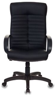 Кресло офисное Бюрократ KB-10LITE руководителя, цвет черный искусственная кожа крестовина пластик