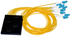 Разветвитель планарный 1х4 оконцованный NTSS NTSS-FCT-PLC-1/4-9-LC/U-1.5-3.0 LC/UPC, 9/125, вывод 1.