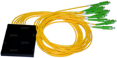 Разветвитель сплавной 1х10 оконцованный NTSS NTSS-FCT-FBT-1/10-9-SC/A-1.0-0.9 SC/APC, 9/125, вывод 1
