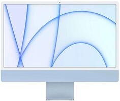 Моноблок 24 Apple Imac 24 (2023) (MQRQ3LL/A) with Retina 4.5K display: M3 chip with 8‑core CPU and 10‑core GPU, 8GB, 256GB SSD - Blue