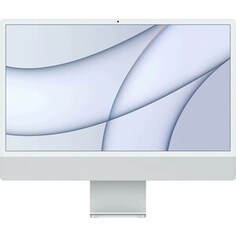 Моноблок Apple iMac A2439 24 4.5K M1 8 core (3.2) 8Gb SSD256Gb 7 core GPU macOS WiFi BT 143W клавиатура мышь Cam серебристый 4480x2520