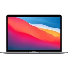 Ноутбук Apple MacBook Air A2337 M1 8 core 16Gb SSD256Gb/7 core GPU 13.3 IPS (2560x1600) Mac OS grey space WiFi BT Cam (Z124002F5)
