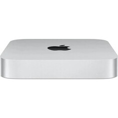 Неттоп Apple Mac mini A2686 slim M2 8 core 16Gb SSD512Gb 10 core GPU macOS GbitEth WiFi BT серебристый (Z16L000GR)