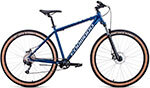 Велосипед Forward BURAN 29 2.0 DISC 29 9 ск. рост. 19 синий/серебристый (RBKW1M399002)