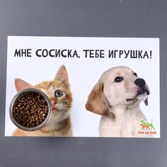 Коврик под миску Пижон