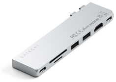 Satechi Адаптер USB-C Pro Hub Slim, серебристый