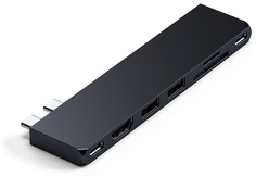 Satechi Адаптер USB-C Pro Hub Slim, черный