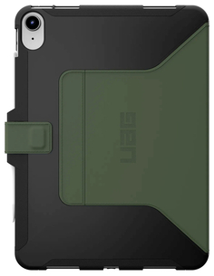 UAG Чехол-книжка Scout для iPad 10.9, черный и оливковый