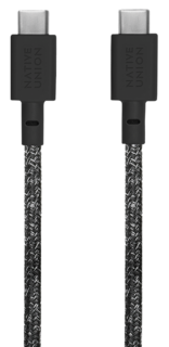 Native Union Кабель Belt Cable USB-С - USB-С, 1,2м, кевлар, серый космос