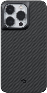 Pitaka Чехол MagEZ Pro 3 для iPhone 14 Pro Max, кевлар, черно-серый