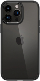 Spigen Чехол Ultra Hybrid для iPhone 14 Pro Max, прозрачный + черный