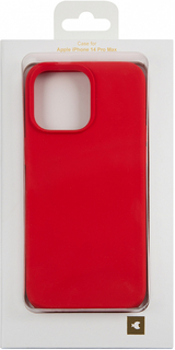moonfish Чехол для iPhone 14 Pro Max, силикон, красный