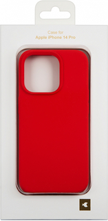 moonfish Чехол для iPhone 14 Pro, силикон, красный
