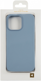 moonfish Чехол для iPhone 14 Pro Max, силикон, голубой