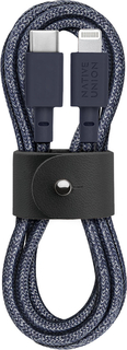 Native Union Кабель Belt Cable USB-С - Lightning, 1,2м, индиго