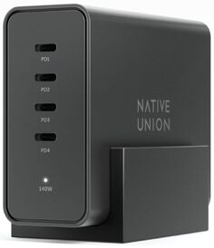 Native Union Сетевое зарядное устройство 4xUSB-C, 140 Вт, черный