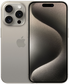 Смартфон Apple iPhone 15 Pro dual-SIM 256 ГБ, «титановый бежевый»