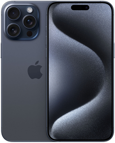Смартфон Apple iPhone 15 Pro Max dual-SIM 256 ГБ, «титановый синий»