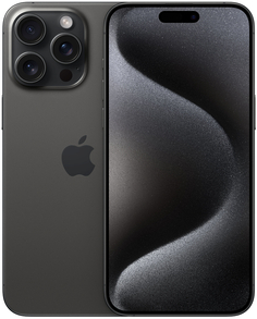 Смартфон Apple iPhone 15 Pro Max SIM 1 ТБ, «титановый чёрный»