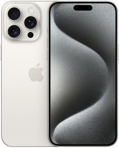 Смартфон Apple iPhone 15 Pro Max SIM 1 ТБ, «титановый белый»
