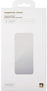 moonfish Стекло защитное Corning для iPhone 15 Pro Max, Full Screen FULL GLUE, черный