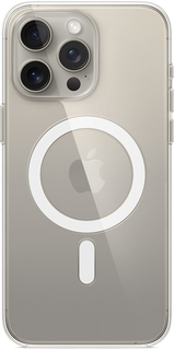 Apple Чехол MagSafe для iPhone 15 Pro Max, поликарбонат, прозрачный