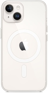 Apple Чехол MagSafe для iPhone 14, поликарбонат, прозрачный