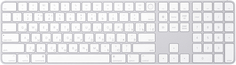 Apple Клавиатура Magic Keyboard с Touch ID и цифровой панелью для Mac с чипом серебристый/белый