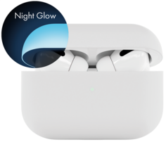 moonfish Чехол для AirPods Pro 2, силикон, «ночное свечение»