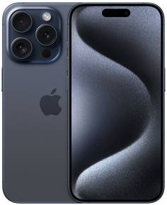 Смартфон Apple iPhone 15 Pro dual-SIM 512 ГБ, «титановый синий»