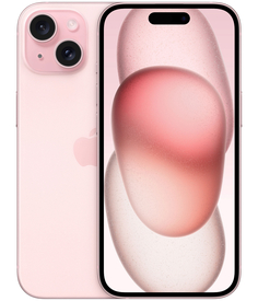 Смартфон Apple iPhone 15 dual-SIM 128 ГБ, розовый