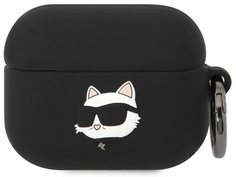 Karl Lagerfeld Чехол Lagerfeld Choupette Ring 3D для Airpods Pro, черный