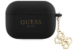 Guess Чехол Diamond Charm для Airpods Pro, черный