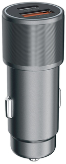 moonfish Автомобильное зарядное устройство USB-A/USB-C, PD, 20 Вт, серый