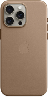 Apple Чехол MagSafe FineWoven для iPhone 15 Pro Max, серо-коричневый