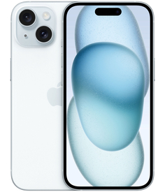 Смартфон Apple iPhone 15 dual-SIM 256 ГБ, синий